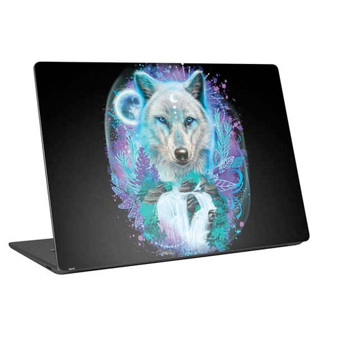 Night Wolf by Sheena Pike Universal Laptop 12in (9.8 x 6.8in) Skin